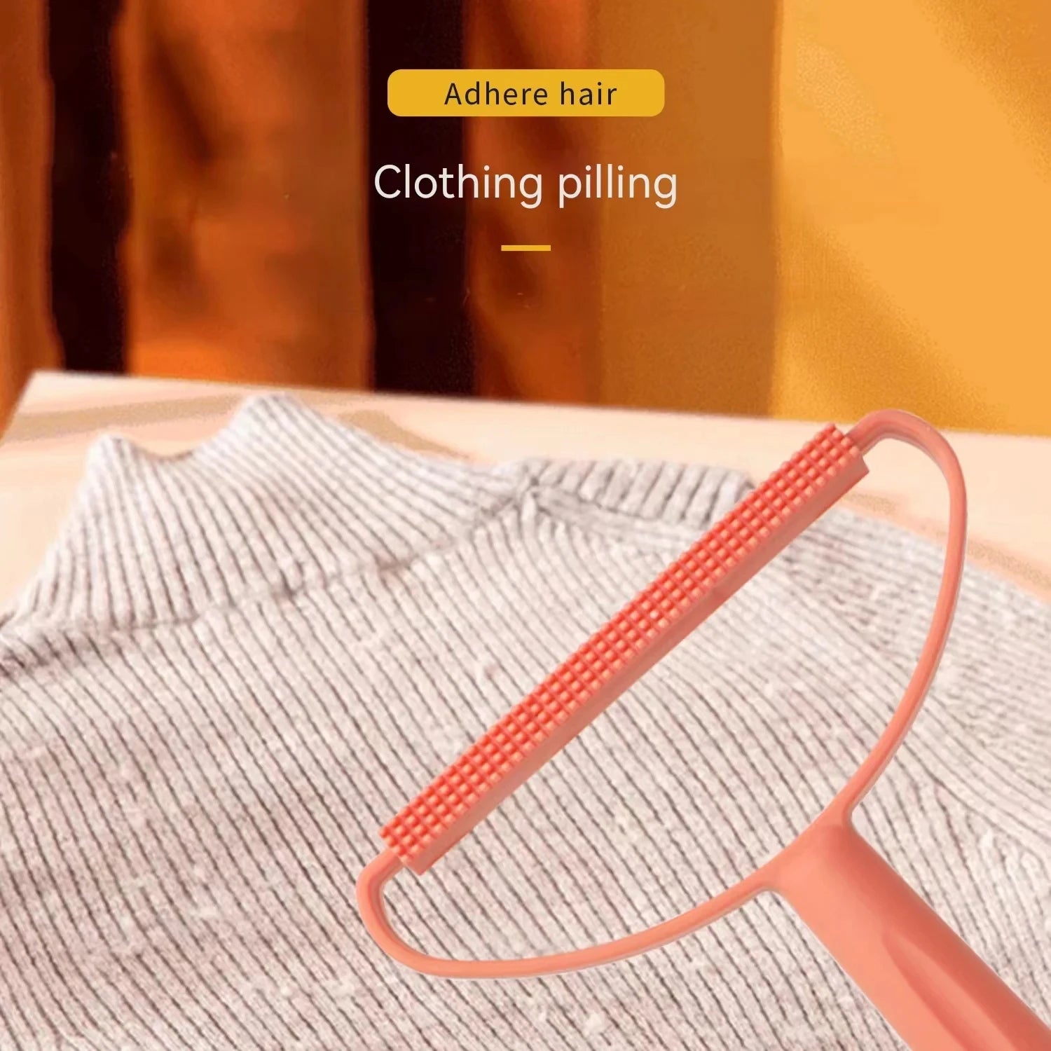 Portable Clothes Lint Roller Remover Lint Fabric Shaver， Removes Pet Hair Lint Particles from Clothes Cleaning Tool